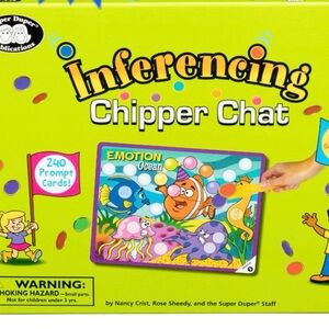 Inferencing Chipper Chat Game by Super Duper. New. Speech Language Therapy $80